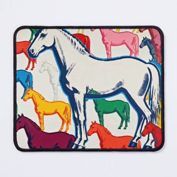 Item preview, Pop Art Horses - Colorful Equestrian Andy Warhol Style designed and sold by Simple Nature Studio.