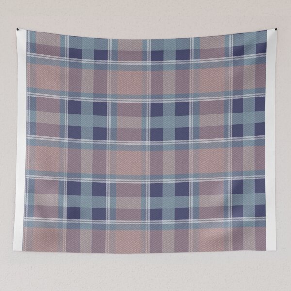 Item preview, Seamless pastel tartan pattern with a soft vintage aesthetic designed and sold by Line-Aura.