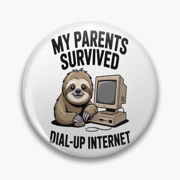 Item preview, My Parents Survived Dial Up Internet Tshirt designed and sold by Jacky-Design.
