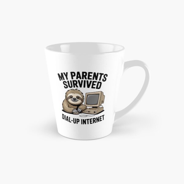 Item preview, My Parents Survived Dial Up Internet Tshirt designed and sold by Jacky-Design.