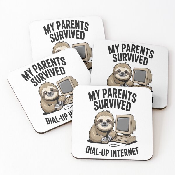 Item preview, My Parents Survived Dial Up Internet Tshirt designed and sold by Jacky-Design.