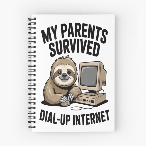 Item preview, My Parents Survived Dial Up Internet Tshirt designed and sold by Jacky-Design.