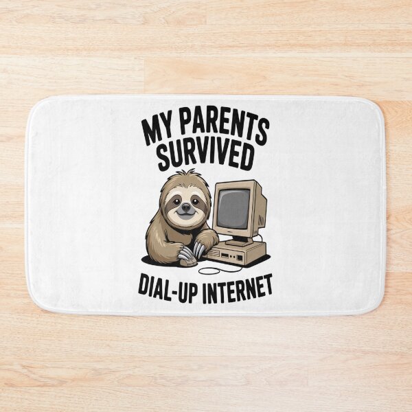 Item preview, My Parents Survived Dial Up Internet Tshirt designed and sold by Jacky-Design.