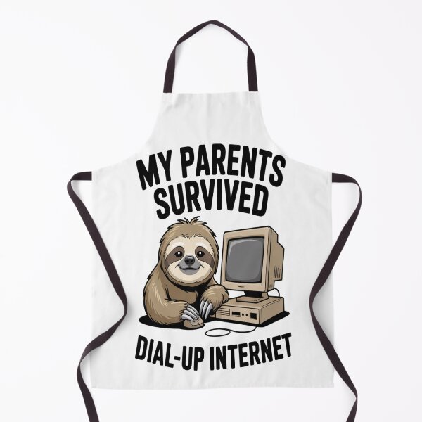 Item preview, My Parents Survived Dial Up Internet Tshirt designed and sold by Jacky-Design.