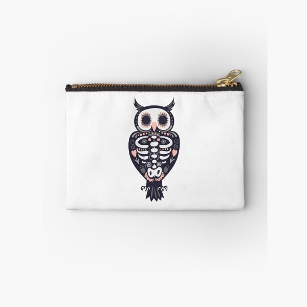 Item preview, Sugar Skull Owl Gothic Skeleton Illustration designed and sold by Horrify.