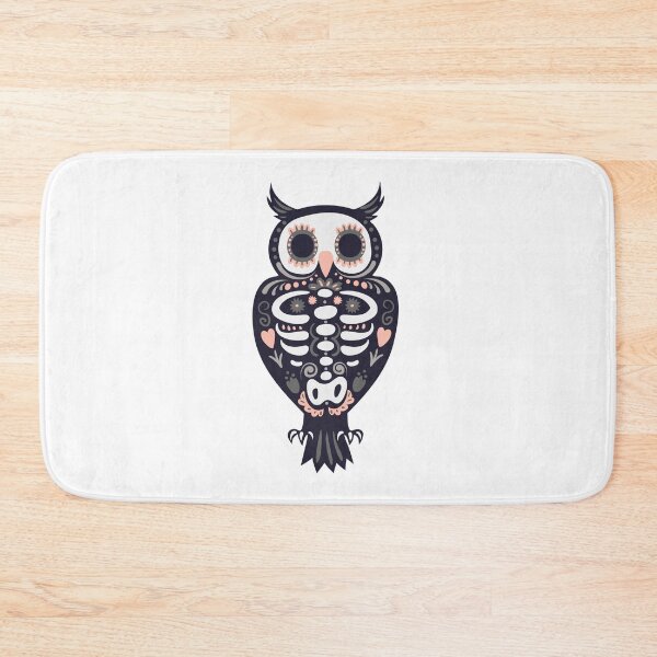 Item preview, Sugar Skull Owl Gothic Skeleton Illustration designed and sold by Horrify.