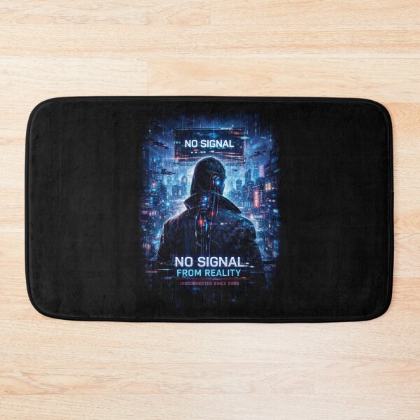 Item preview, Disconnected from Reality – Cyberpunk "No Signal" designed and sold by QuoteCanvas.TH.