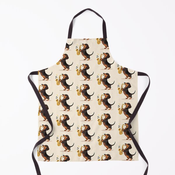 Item preview, Dachsund with Saxophone Jazz designed and sold by Dachshund Society.