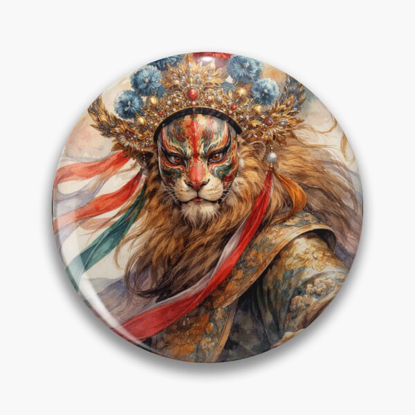 Item preview, Bian Lian lion Sichuan Opera Art designed and sold by Sarcastic designs.