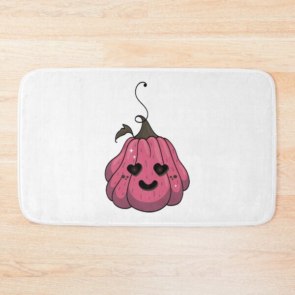 Item preview, Cute Pink Pumpkin Kawaii Halloween Illustration designed and sold by Horrify.