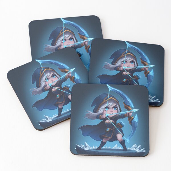 Item preview, Ashe the chibi archer designed and sold by La.Stickeria95.
