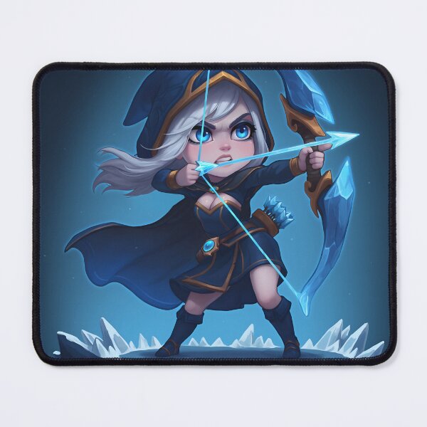 Item preview, Ashe the chibi archer designed and sold by La.Stickeria95.