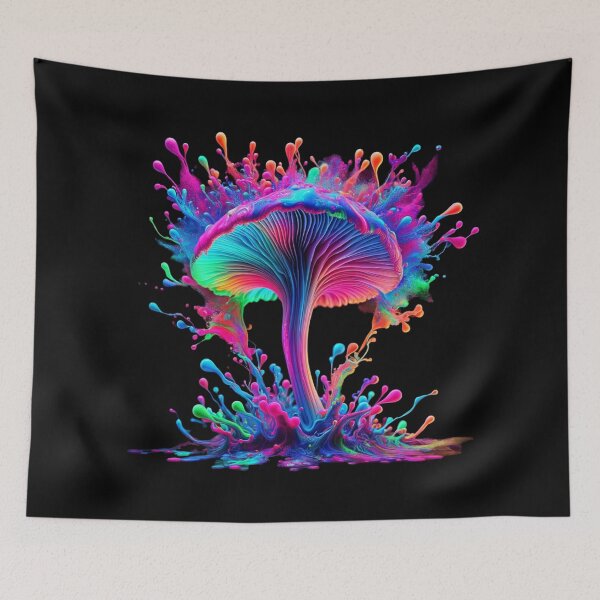 Item preview, Liquid Psychedelic Mushroom Paint Splash designed and sold by SHHCreations.