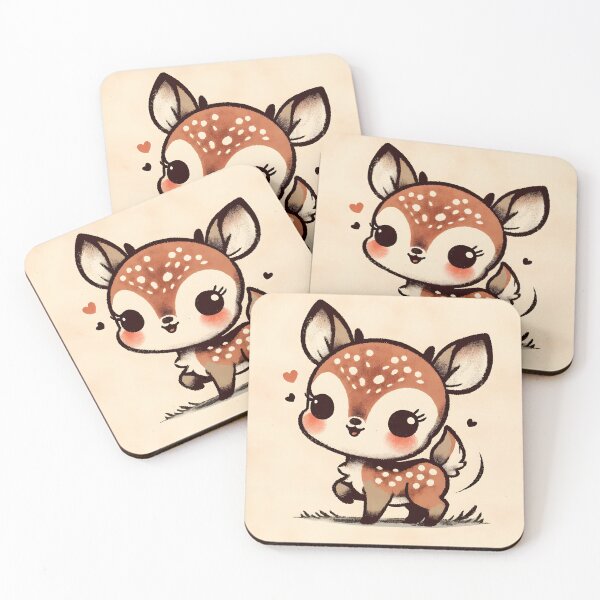 Item preview, Cute Baby Deer, Ai Generated Art  designed and sold by ACC .