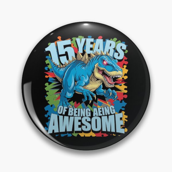 Item preview, Happy 15 Birthday 15 Year Old Autistic Autism 15th Birthday  designed and sold by FadeOfThrone.
