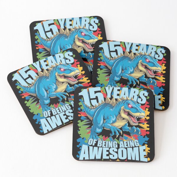Item preview, Happy 15 Birthday 15 Year Old Autistic Autism 15th Birthday  designed and sold by FadeOfThrone.