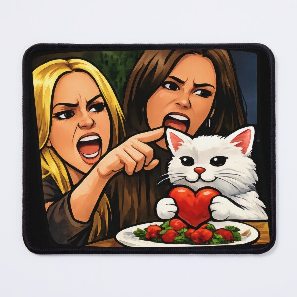 Item preview, Cute Cat Serves Heart During Love Drama designed and sold by memememescat.