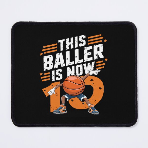 Item preview, This Baller Is Now 10 Years Old Basketball 10th Birthday designed and sold by MarryIsMonth.