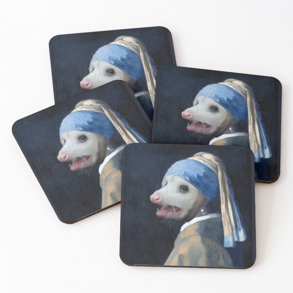 Item preview, Opossum with a Pearl Earring designed and sold by TopShelfTees9.