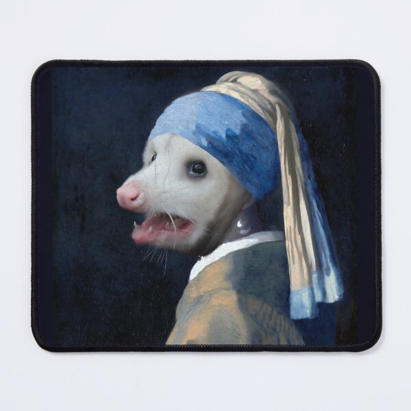 Item preview, Opossum with a Pearl Earring designed and sold by TopShelfTees9.
