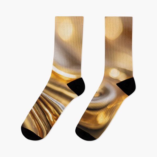 Item preview, Gold liquid flows in smooth shapes designed and sold by anytka.