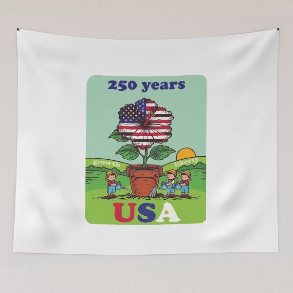 Item preview, United States of America happy birthday 250 years designed and sold by Regy-arts.