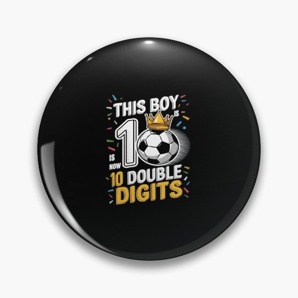 Item preview, This Boy Double Digits Soccer 10 Year Old Boy Birthday  designed and sold by SyntaxClaw.