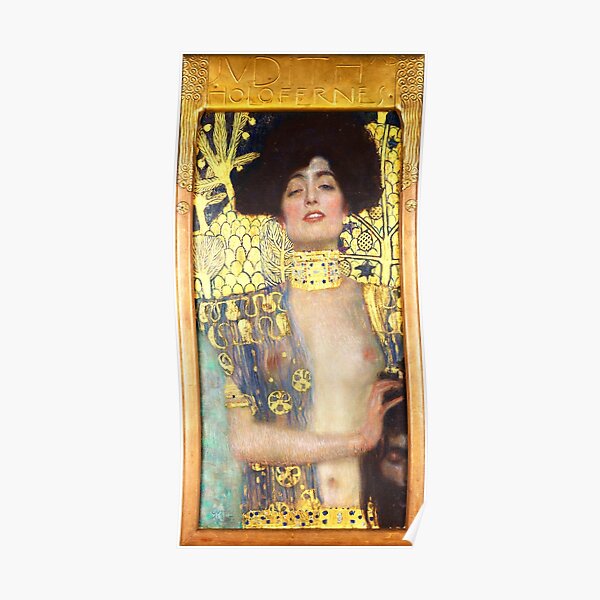 HD. Judith I, by Gustav Klimt. HIGH DEFINITION Poster