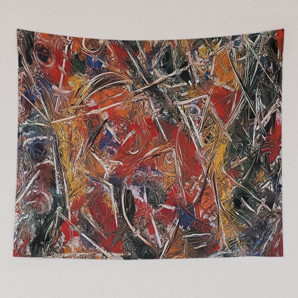 Item preview, Croaking Movement By Jackson Pollock designed and sold by Tommypaitersy.