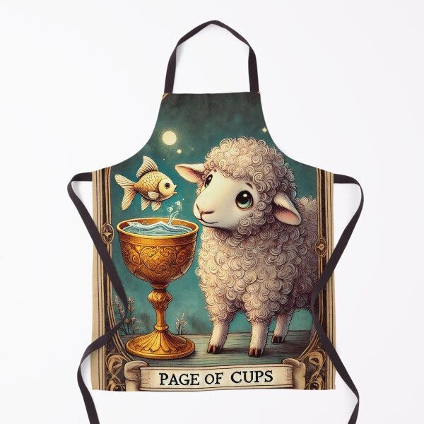 Item preview, Sheepism – Page of Cups Tarot Card designed and sold by Thpoar.