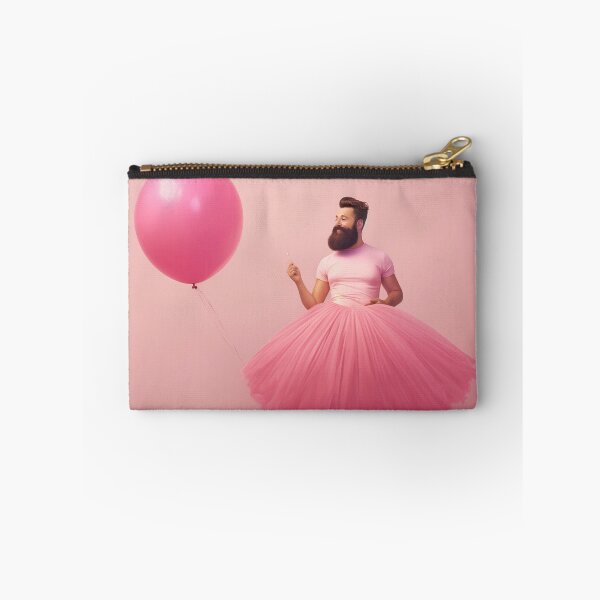 Item preview, Graceful Bearded Dancer with Pink Balloon designed and sold by anytka.