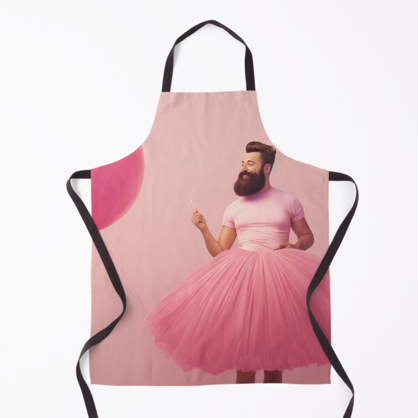 Item preview, Graceful Bearded Dancer with Pink Balloon designed and sold by anytka.