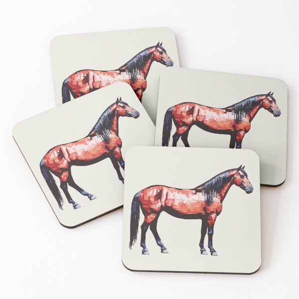 Item preview, standing horse mosaic designed and sold by designmari.