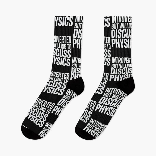 Item preview, Introverted but Willing to Discuss Physics Science Teacher designed and sold by tmerchtrends.