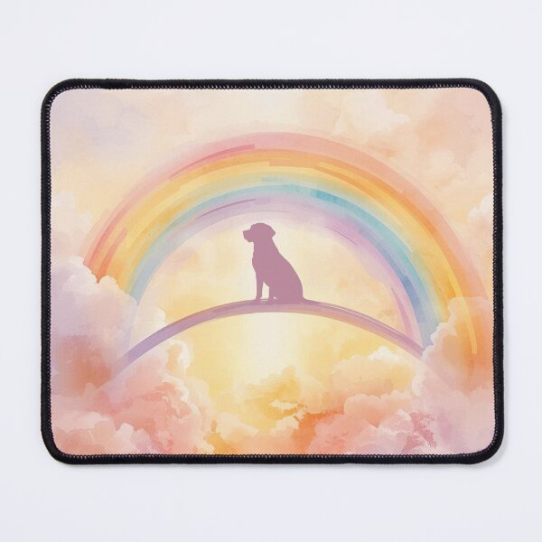 Item preview, Watercolor Labrador Rainbow Bridge Memorial – Serene Pet Tribute designed and sold by Esterlane.