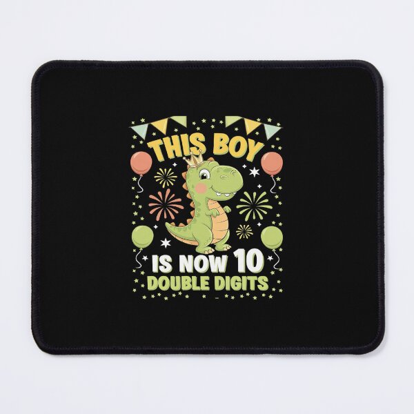 Item preview, This Boy is Now 10 Double Digits Birthday Dino 10th birthday designed and sold by SyntaxClaw.