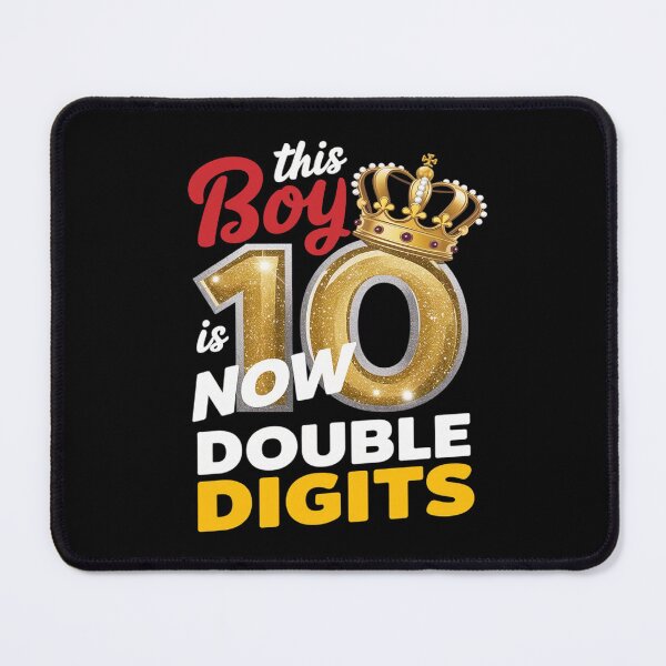 Item preview, This Boy is Now Double Digits Birthday Boy 10 year old designed and sold by MarryIsMonth.