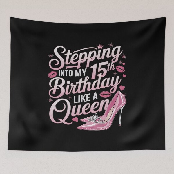 Item preview, High Heels Stepping Into My 15th Birthday 15 and Fabulous  designed and sold by FadeOfThrone.