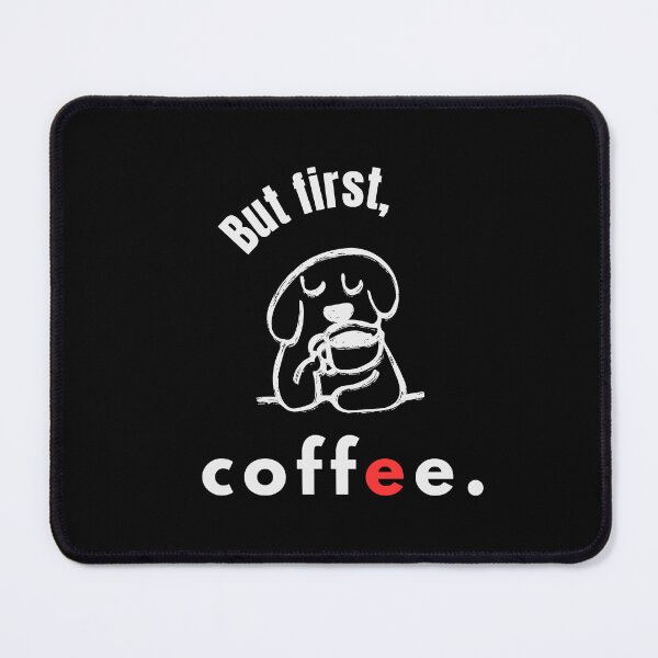 Item preview, But First Coffee – Funny Minimal Coffee Quote Typography - Minimal designed and sold by MK-Charlie.