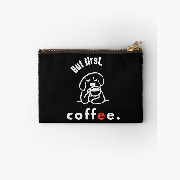 Item preview, But First Coffee – Funny Minimal Coffee Quote Typography - Minimal designed and sold by MK-Charlie.