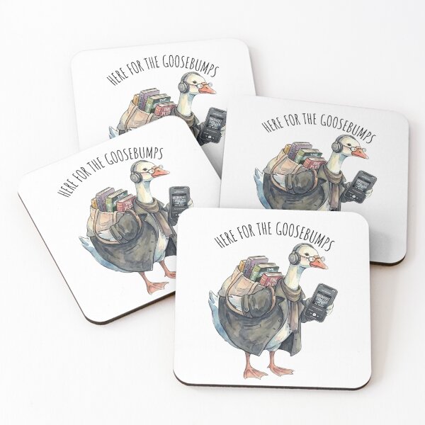 Item preview, Audiobook Loving Goose Thriller Reader Cartoon Art designed and sold by MTJ-Mushrooms.