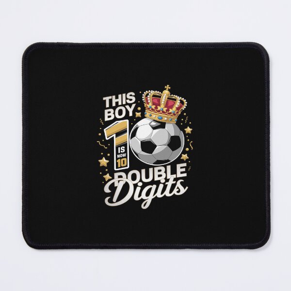 Item preview, This Boy Now 10 Double Digits Soccer 10 Years Old Birthday designed and sold by SyntaxClaw.