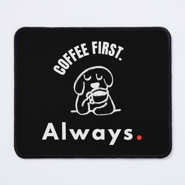 Item preview, Coffee First Always – Minimal Coffee Quote Typography Design - Minimal designed and sold by MK-Charlie.