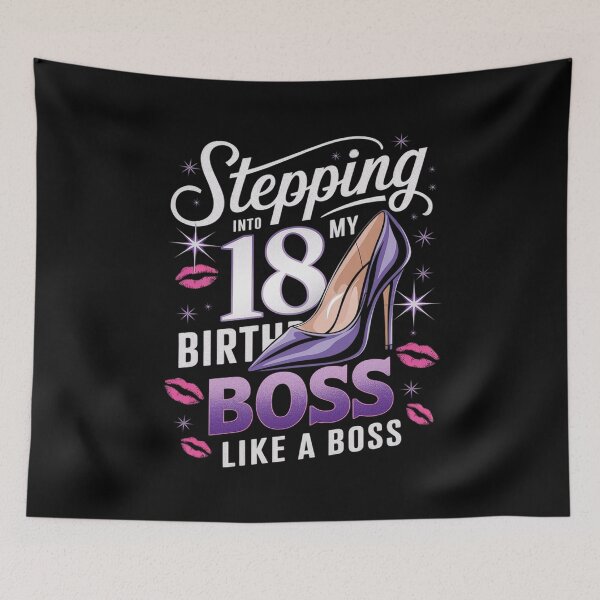 Item preview, 18 and Fabulous High Heels Stepping Into My 18th Birthday  designed and sold by MarryIsMonth.