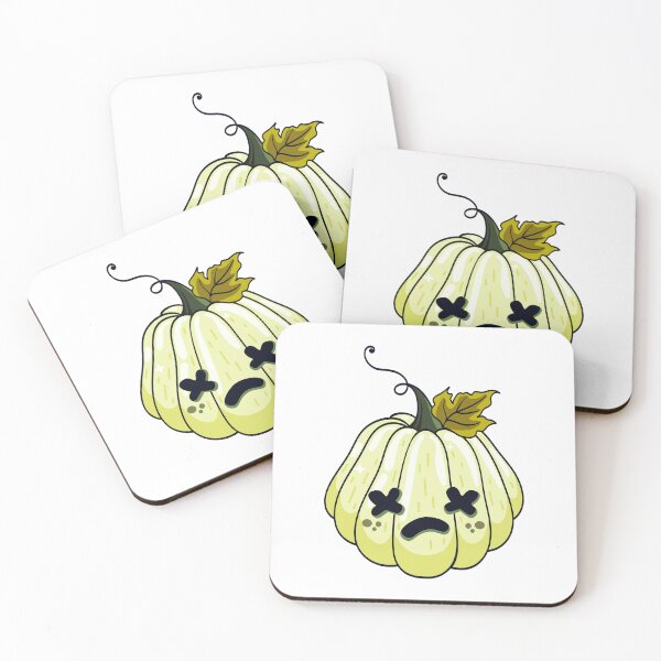 Item preview, Sad Ghost Pumpkin Cute Halloween Illustration designed and sold by Horrify.
