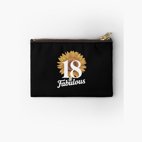 Item preview, 18 & Fabulous 18 Years Old 18th Sunflower Birthday  designed and sold by SyntaxClaw.