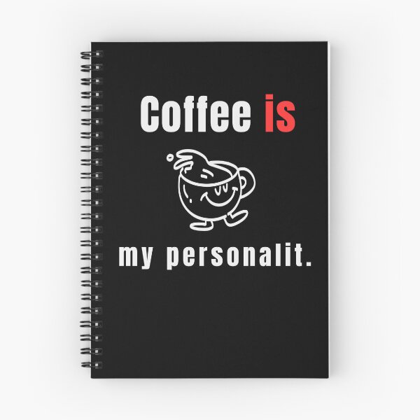 Item preview, Coffee Is My Personality – Relatable Coffee Lover Quote Design - Line Art designed and sold by MK-Charlie.