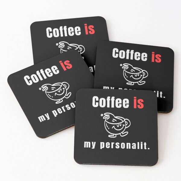 Item preview, Coffee Is My Personality – Relatable Coffee Lover Quote Design - Line Art designed and sold by MK-Charlie.