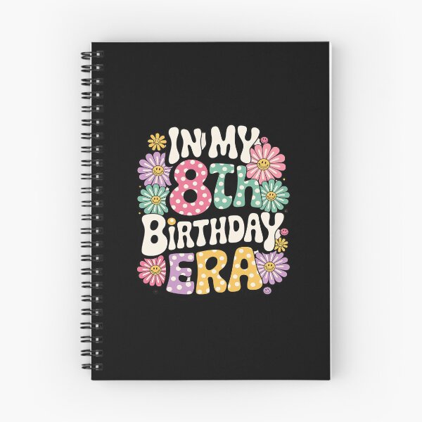 Item preview, In My 8th Birthday Era Bday 8 Year Old Birthday Girl Groovy  designed and sold by FadeOfThrone.