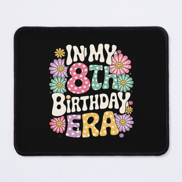 Item preview, In My 8th Birthday Era Bday 8 Year Old Birthday Girl Groovy designed and sold by FadeOfThrone.